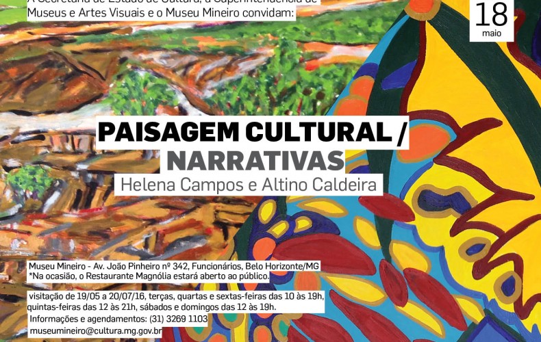 Museu Mineiro recebe a exposição  Paisagem Cultural / Narrativa – Abertura 18 de maio