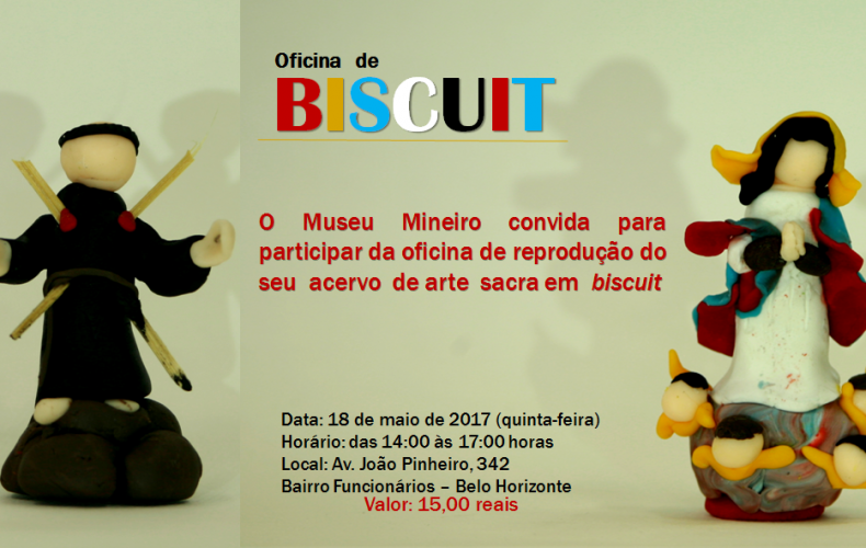 Museu Mineiro realiza oficina de Biscuit durante a 15ª Semana de Museus