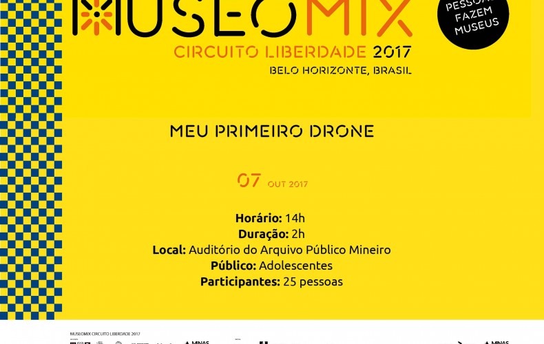 Museu Mineiro  e Arquivo Público Mineiro realizam oficina “Meu primeiro drone”