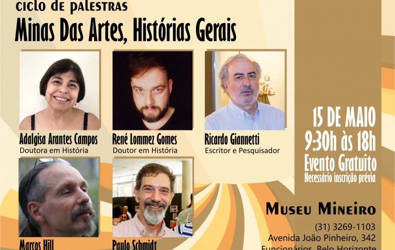 Museu Mineiro realiza “Ciclo de Palestras: Minas das Artes, Histórias Gerais” durante a 17ª Semana de Museus