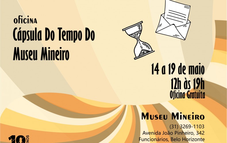 Oficina “Cápsula do Tempo do Museu Mineiro” durante a 17ª Semana de Museus